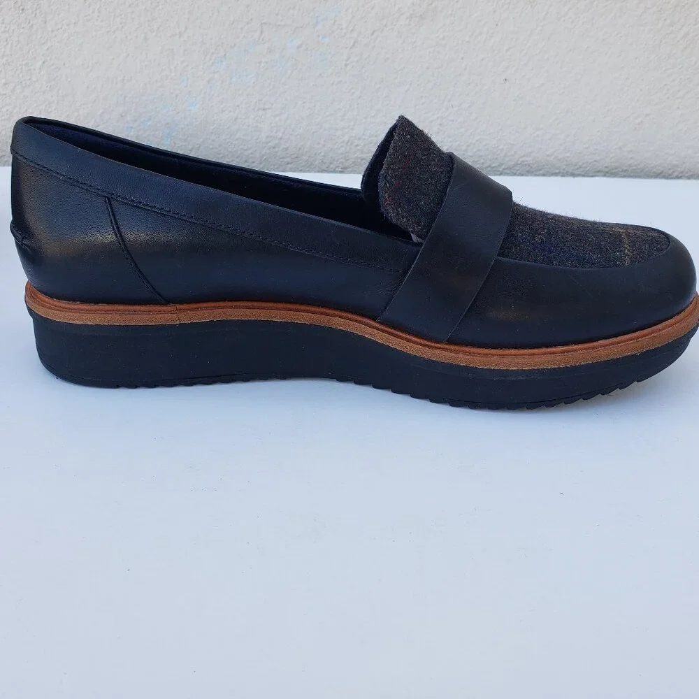 Tartan plaid platform chunky Teadale Elsa loafers - Picture 13 of 14